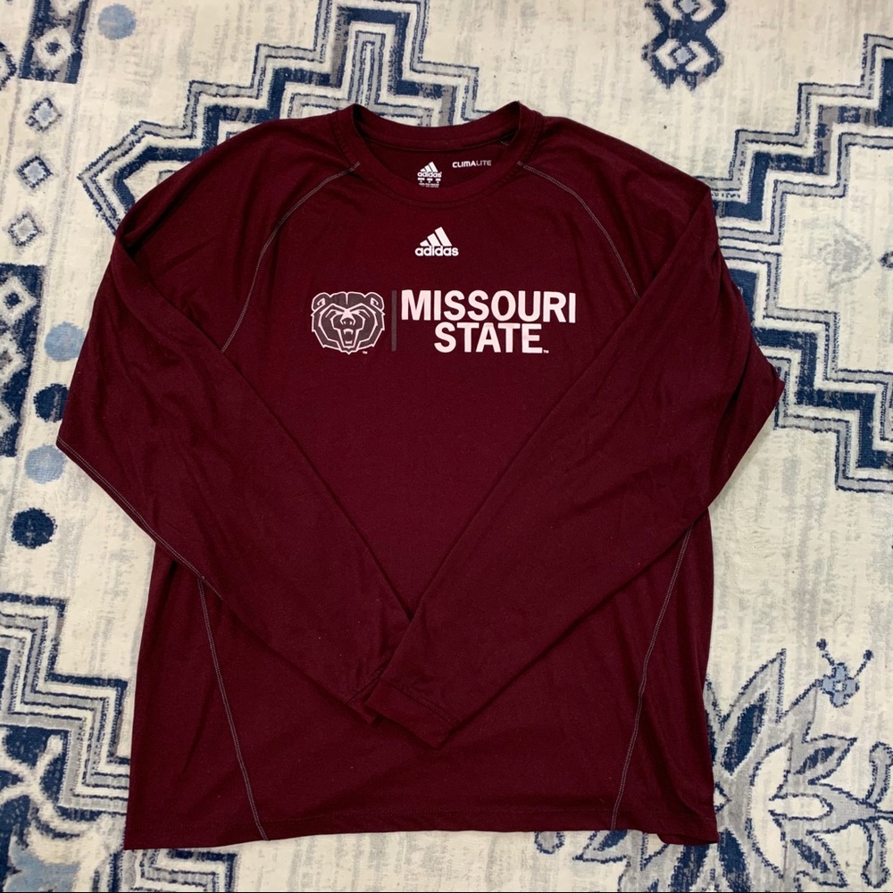 Missouri State University Men’s Adidas Shirt Sz M